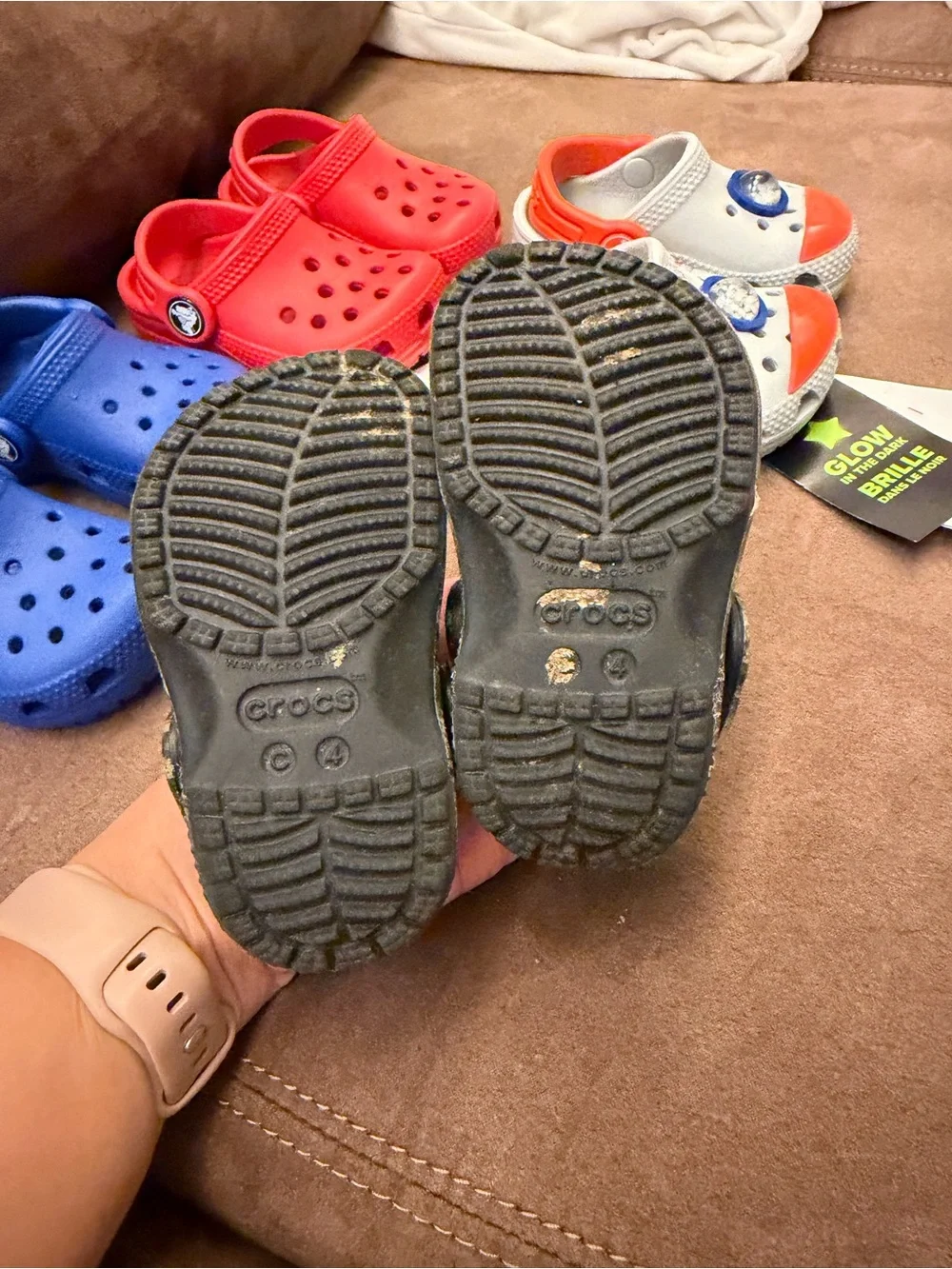 Set of 4 Toddler Crocs size C4